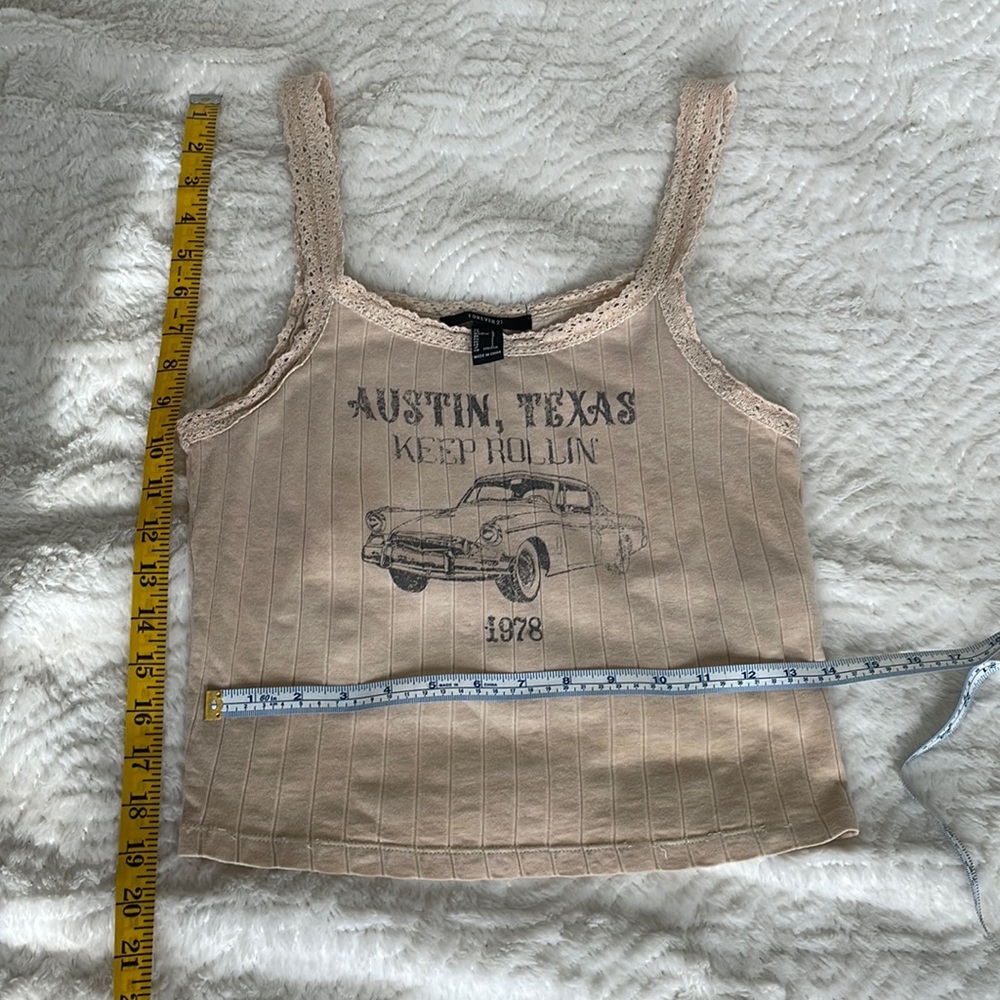 COPY - Forever 21 vintage looking tank top. 70’s vibe